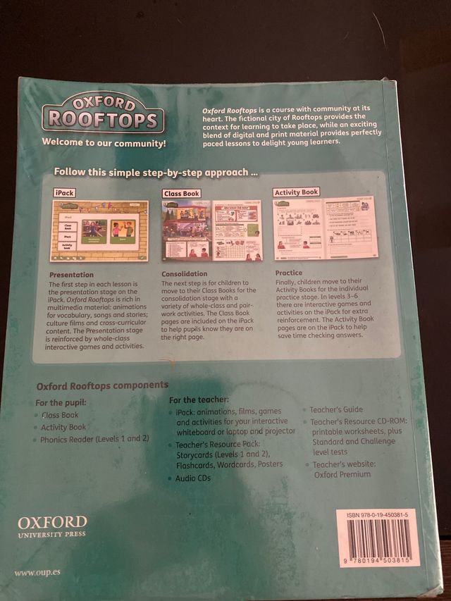 libro ingles 6 primaria isbn 9780194503815