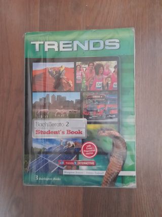 Libro de texto inglés trends 2 BACHILLER
