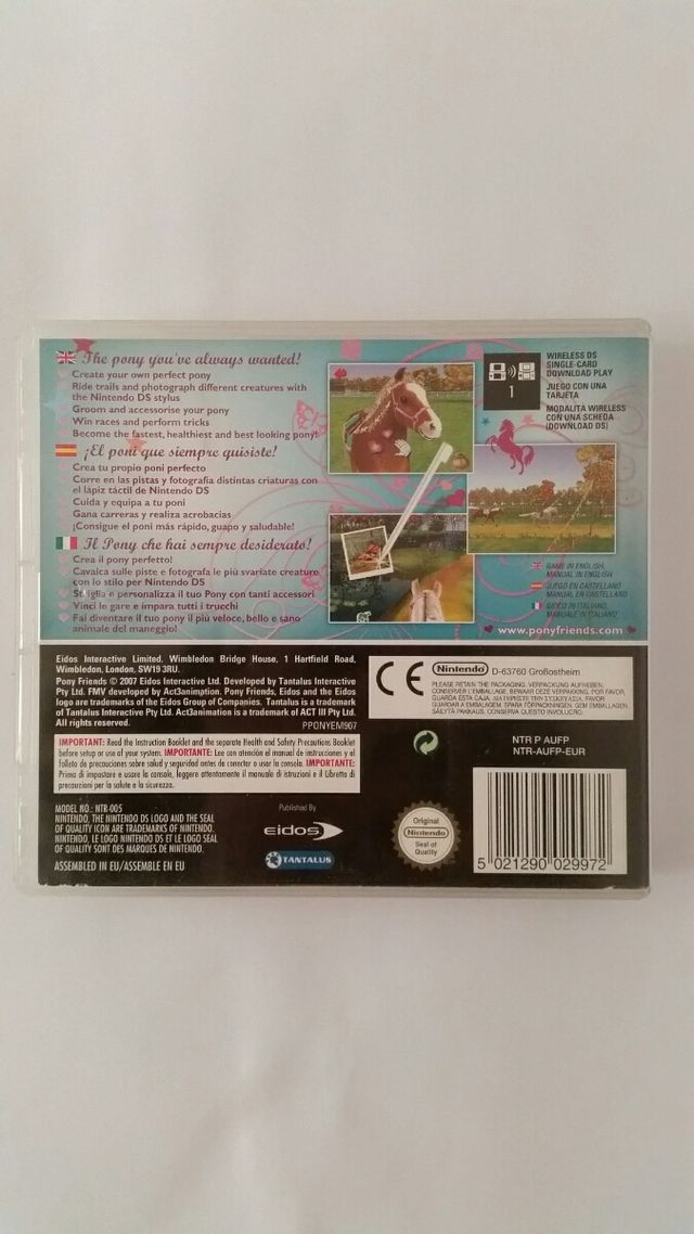 Pony friends - Nintendo DS.