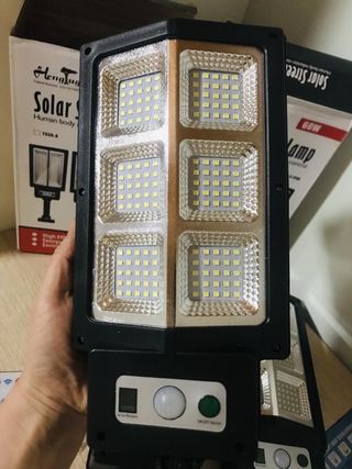 3faretti panello solare luce Freda