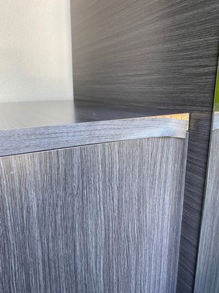 Dormitorio de matrimonio 1,35 m Gris ceniza/verde