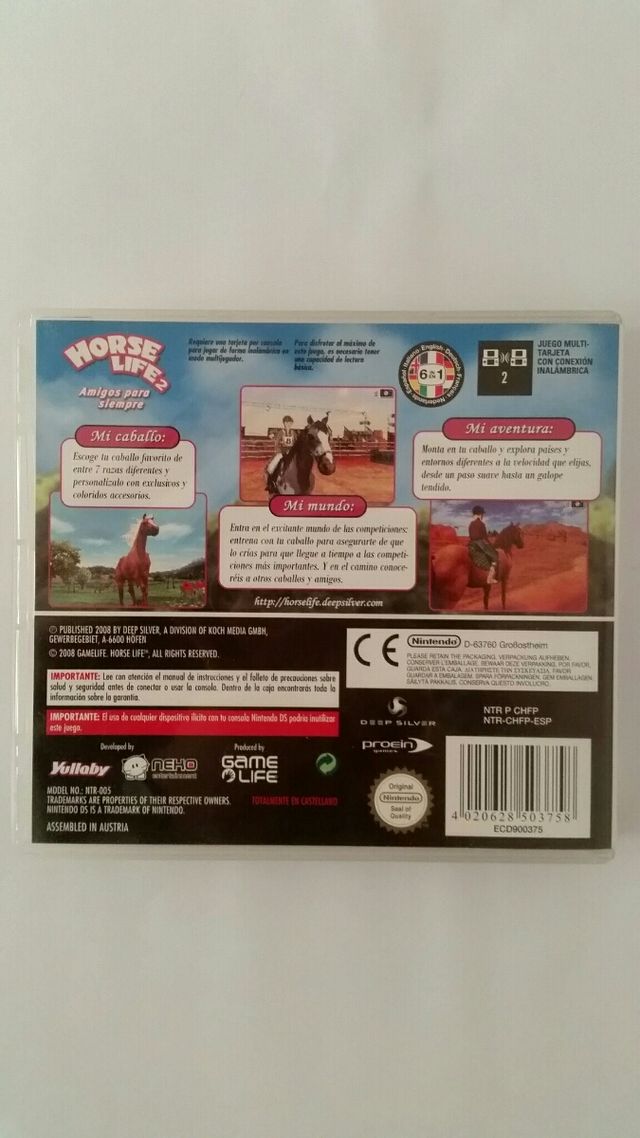 Horse life 2 - Nintendo DS.