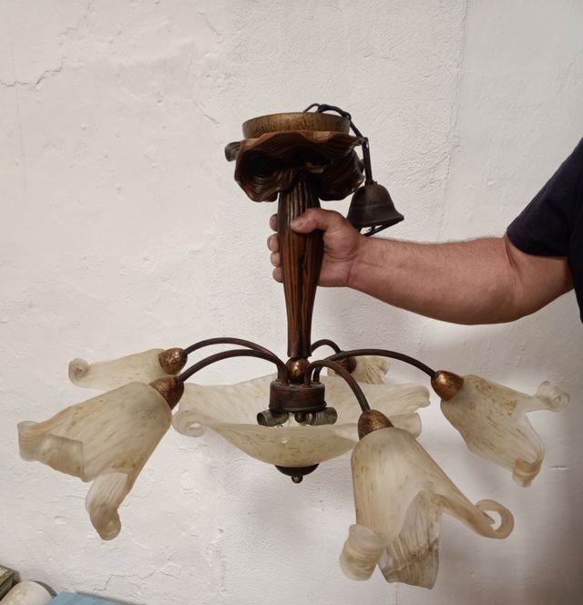 Lampara techo anticuario