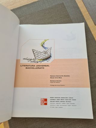 Literatura universal bachellerato