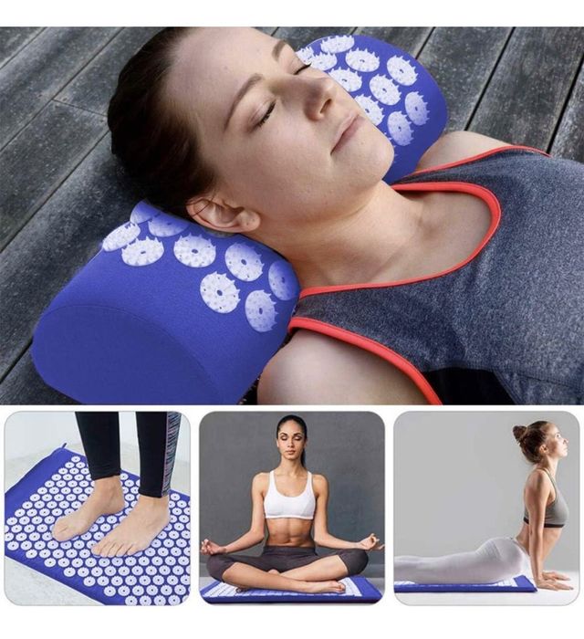 Tappetino con Cuscino per Massaggio Shiatsu