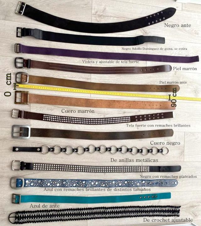 Cinturones Lote o Sueltos