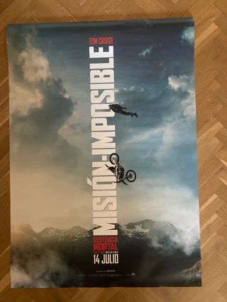 Poster Cine misión imposible. Tom Cruise