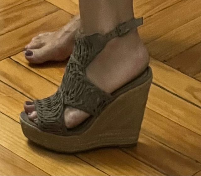 Cuñas esparto CORINA 38 camel 