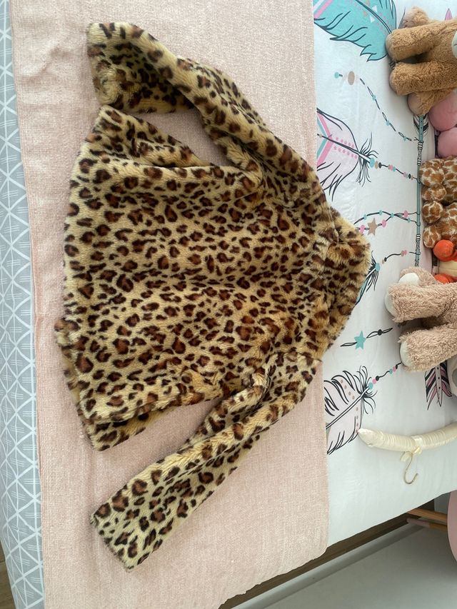 Abrigo animal print