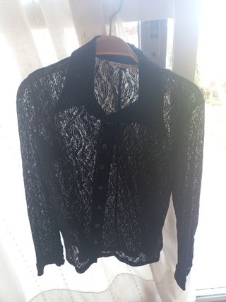 Camisa de encaje Mango