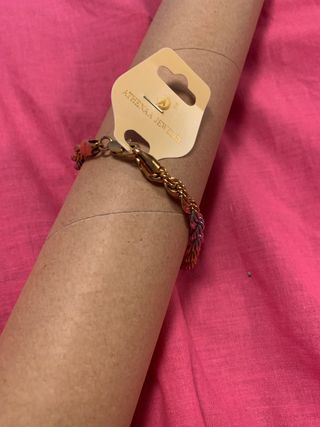 Pulsera dorada 2 colores 