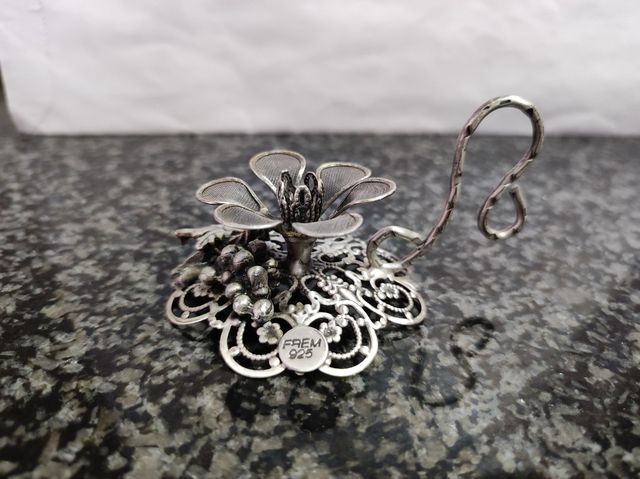 portacandele argento 925