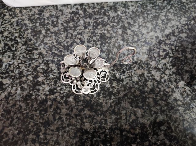 portacandele argento 925