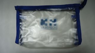 Neceser transparente blanco
