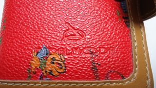 Monedero organizador rojo