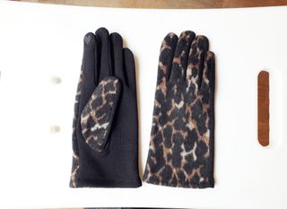 Guantes mujer negro vintage piel,termico S-M nuevo