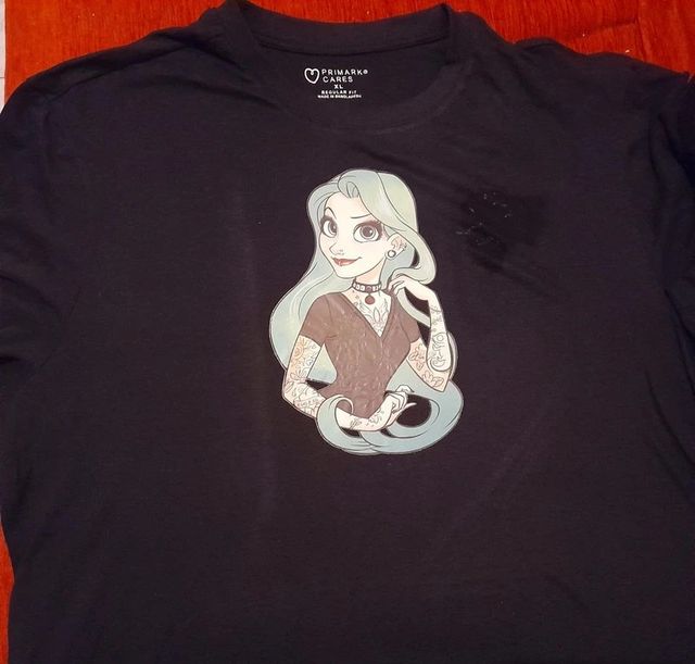 Camiseta	Princesa Disney Ranpunzel  EU XL