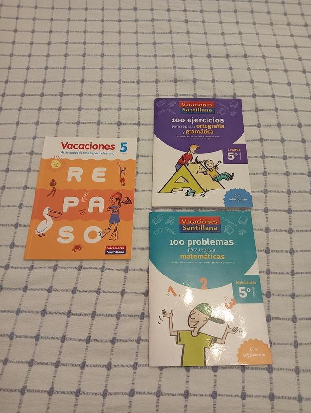 Libros de repaso(5 de primaria)