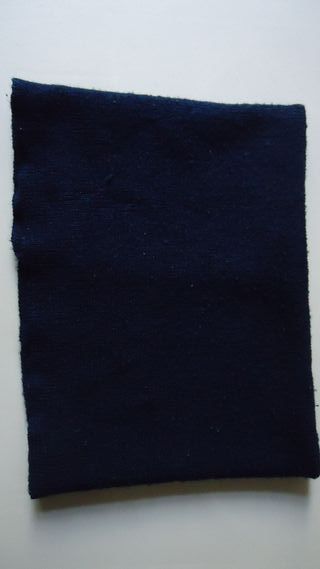 Bufanda tubular azul marino