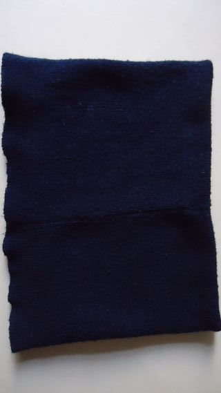 Bufanda tubular azul marino