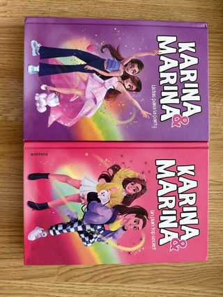 6 libros de -KARINA Y MARINA-