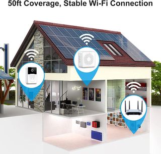 Timbre para casa video portero remoto inalámbrico