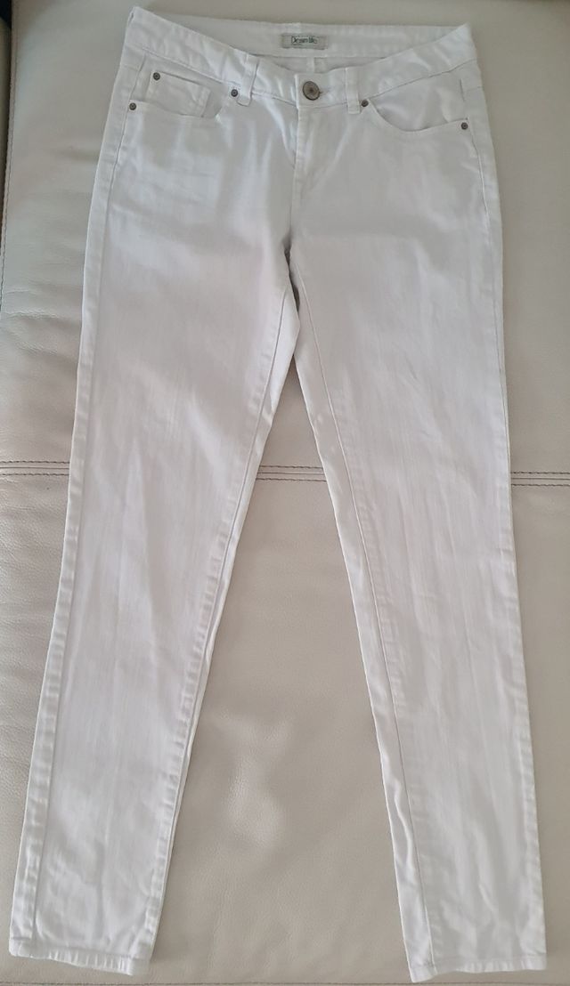 Pantalón vaquero blanco Pimkie 36