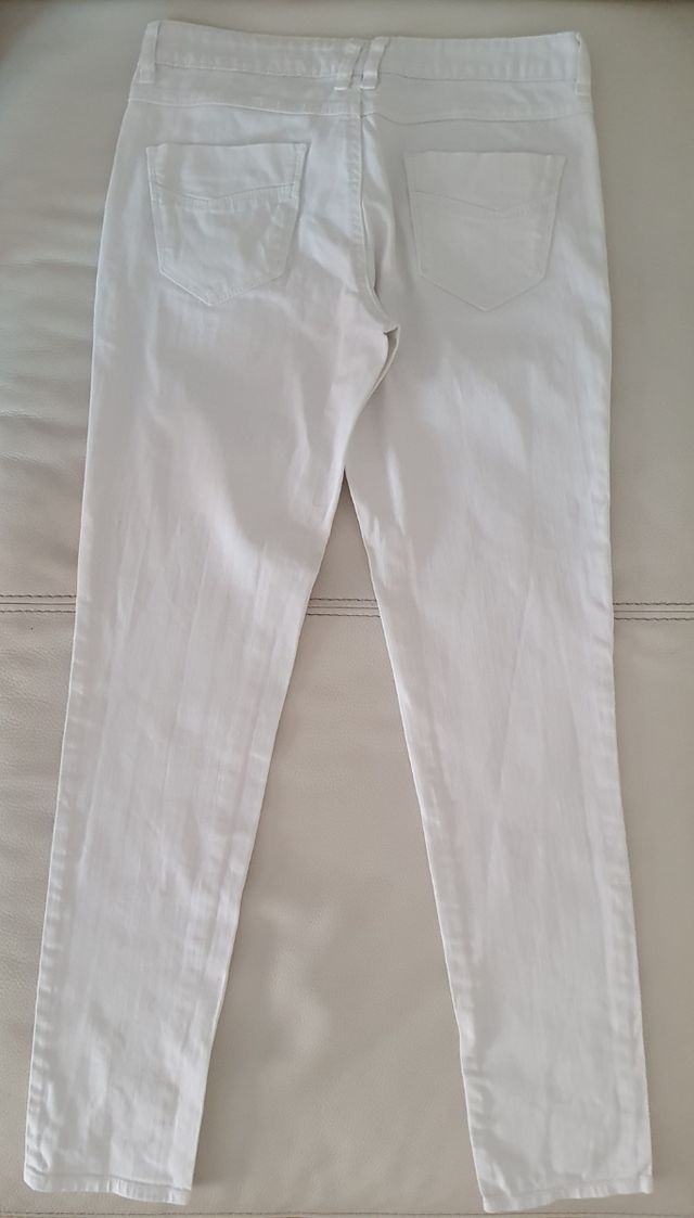 Pantalón vaquero blanco Pimkie 36