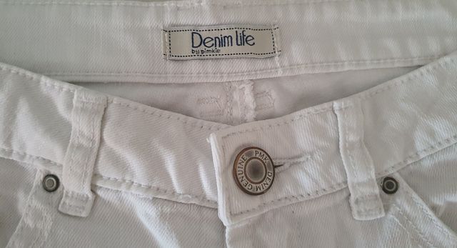 Pantalón vaquero blanco Pimkie 36