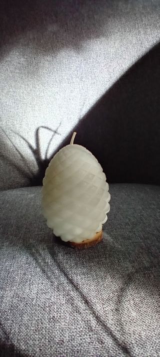 Vela piña blanca Ikea 17 horas Alto 8cm