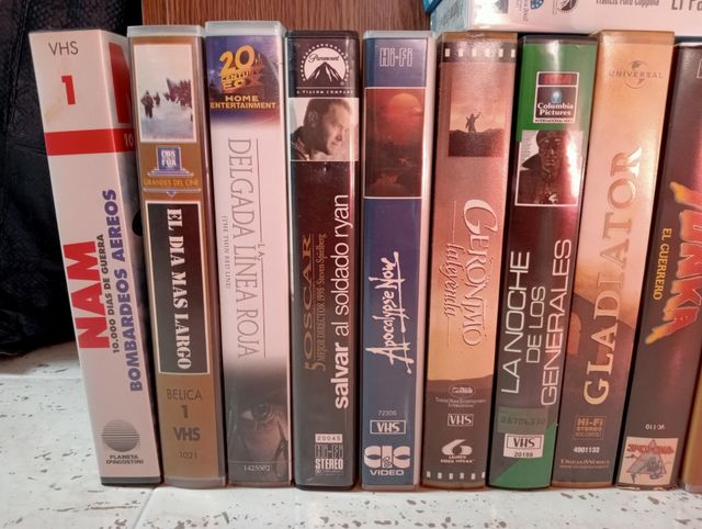 cintas Vhs. pelis y documentales