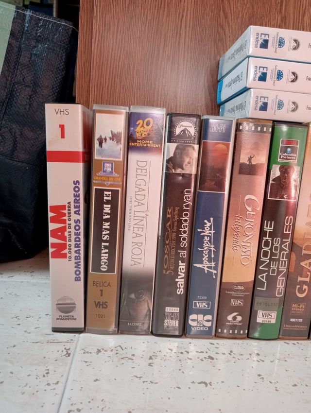 cintas Vhs. pelis y documentales