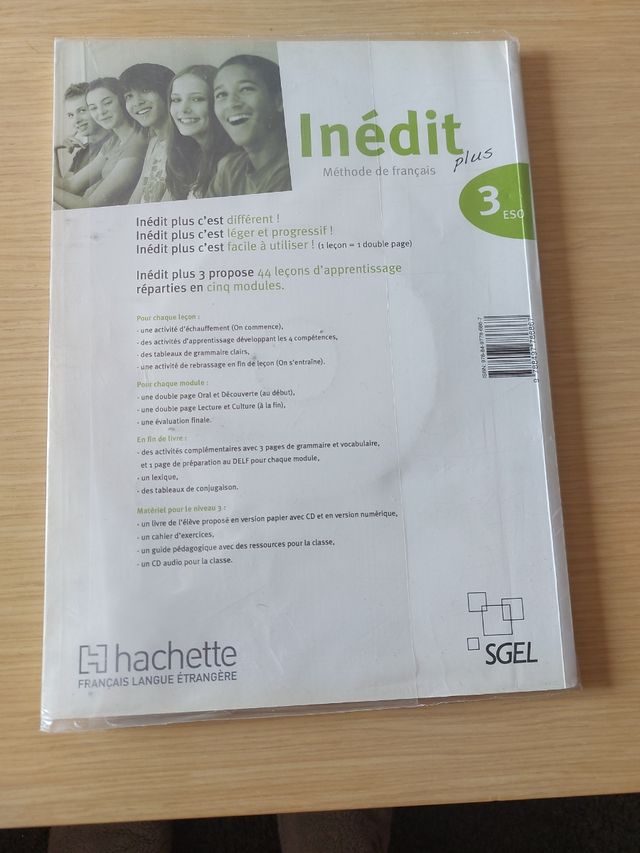 Libro francés 3° Eso Inedit 9788497786867