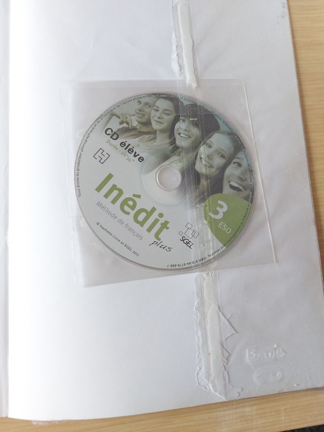 Libro francés 3° Eso Inedit 9788497786867