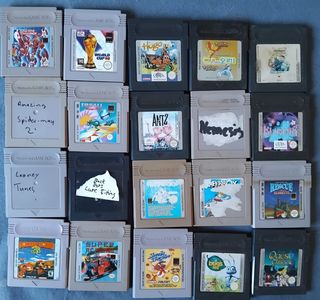 game boy game games lluego jogos lot set o unidad