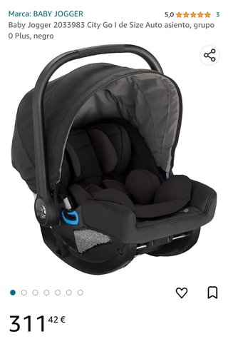Baby Jogger City Group 0+ Maxicosi - Asiento coche