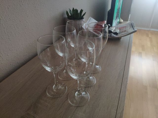 Conjunto 6 copas cristal