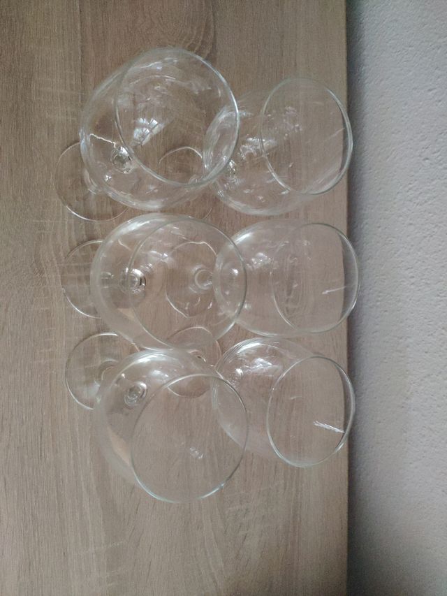 Conjunto 6 copas cristal