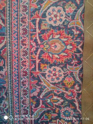 alfombra persa antigua 215x133
