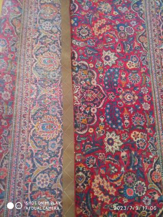alfombra persa antigua 215x133