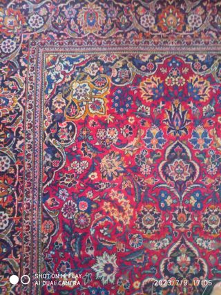 alfombra persa antigua 215x133