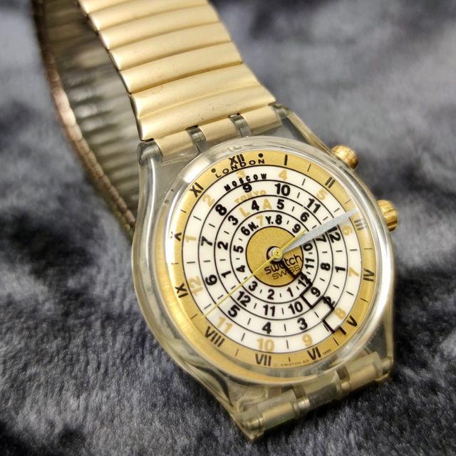 Swatch Loomi 'Tierra' Vintage 1995. Con luz