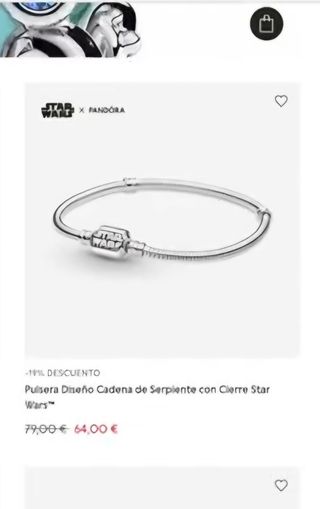 Pulsera Pandora 19cm