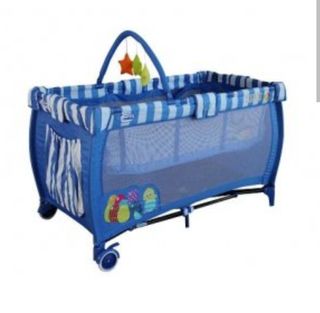 CUNA VIAJE ASALVO + COLCHÓN (SIN USO)