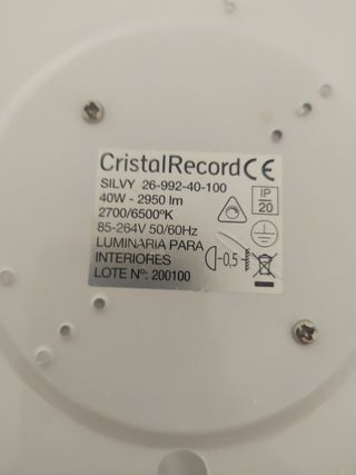 lampara LED 40 w regulable. diferentes tonos.