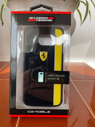Carcasa teléfono Galaxy S6 Ferrari