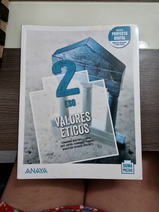 Libro 2° ESO Valores Eticos ANAYA
