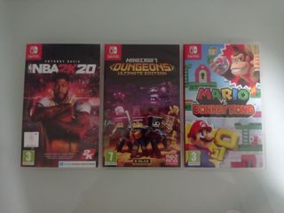  4 juegos Nintendo switch.