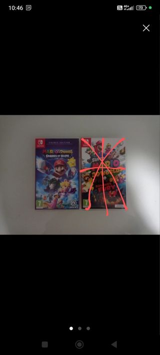  4 juegos Nintendo switch.