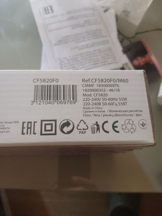 Rowenta cepillo alisador en garantía